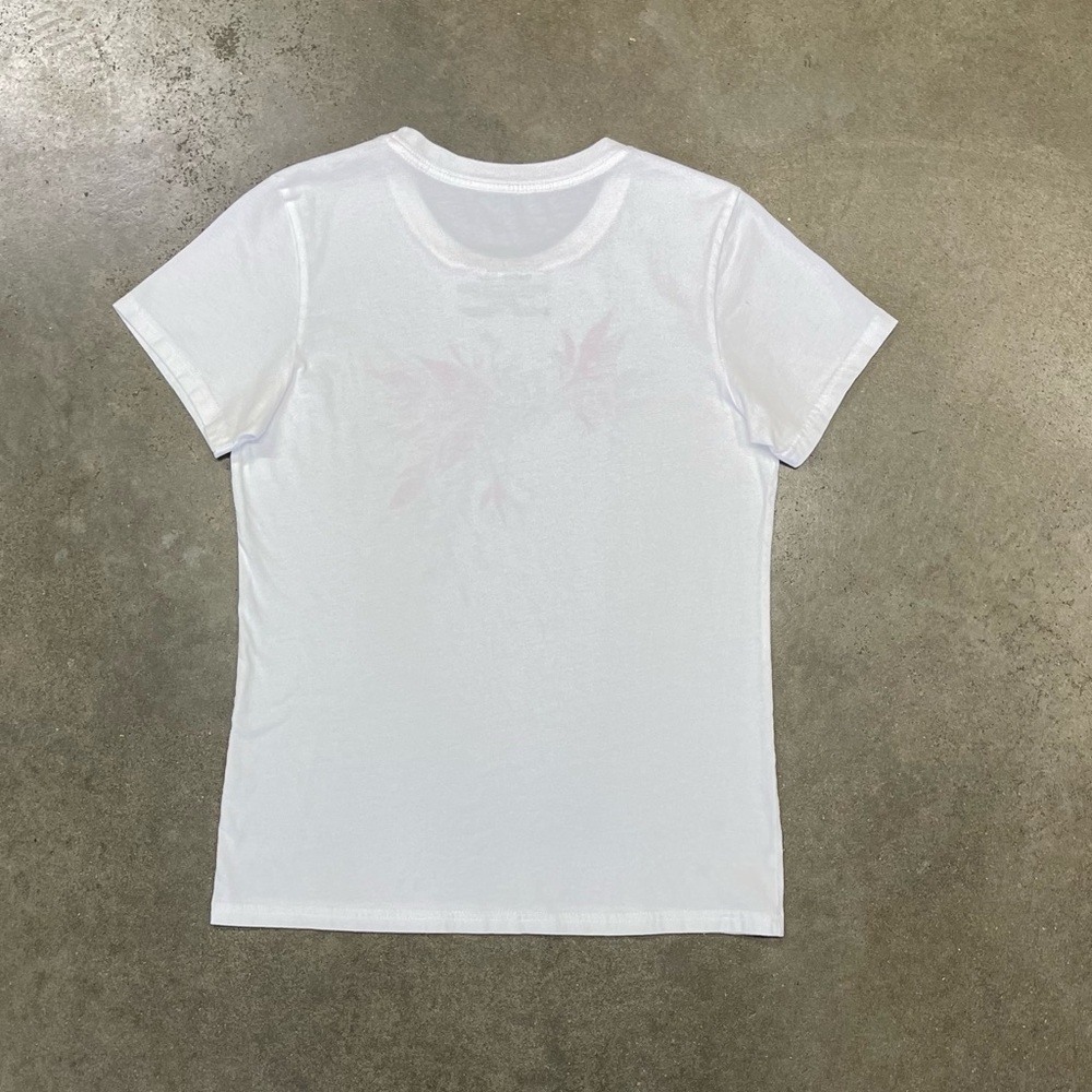 Y2K Patagonia Women’s Tribal Graphic T-Shirt M Organic Cotton USA Pink Tee - Picture 3 of 7
